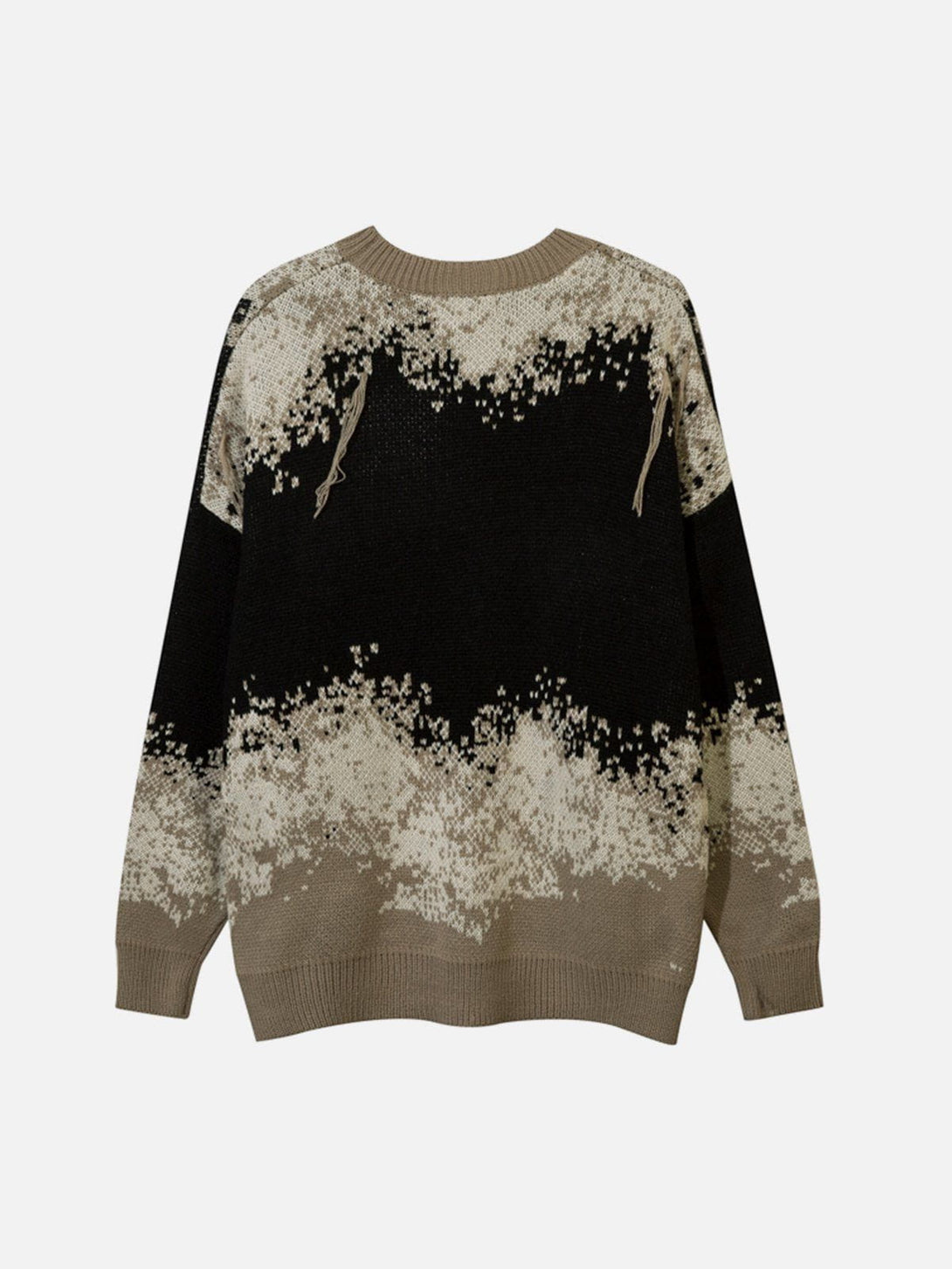 Lacezy - Tie Dye Fringe Sweater- Streetwear Fashion - lacezy.com