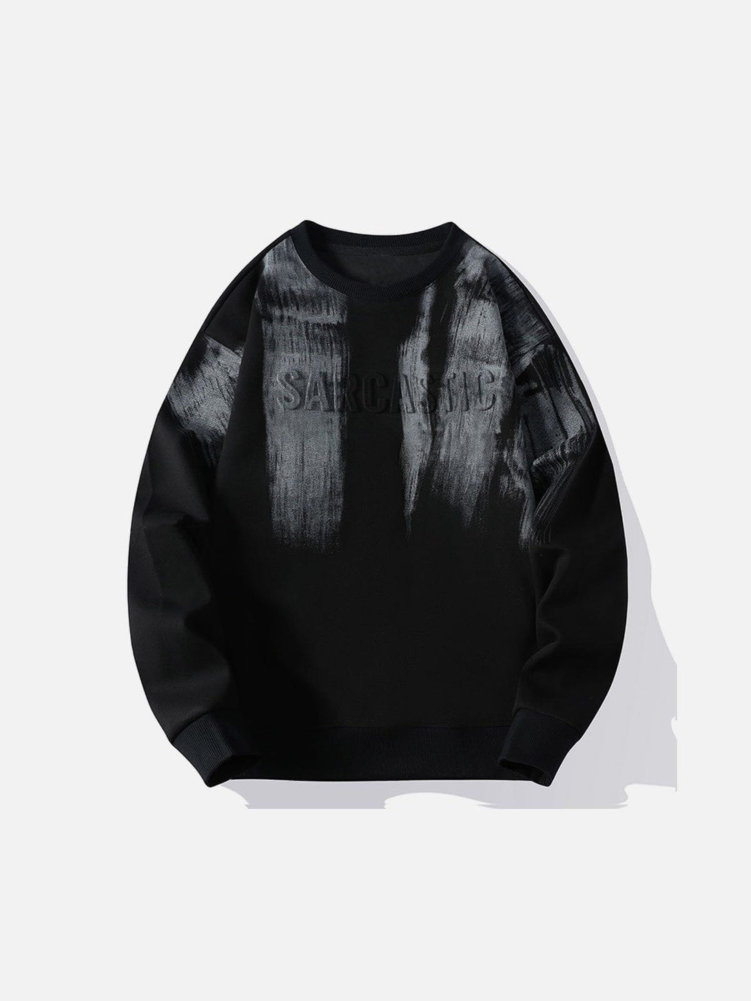 Lacezy - Tie Dye Monogram Print Sweatshirt- Streetwear Fashion - lacezy.com