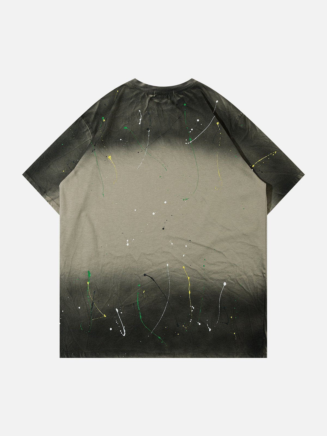 Lacezy - Tie Dye Splash Ink Washed Tee- Streetwear Fashion - lacezy.com