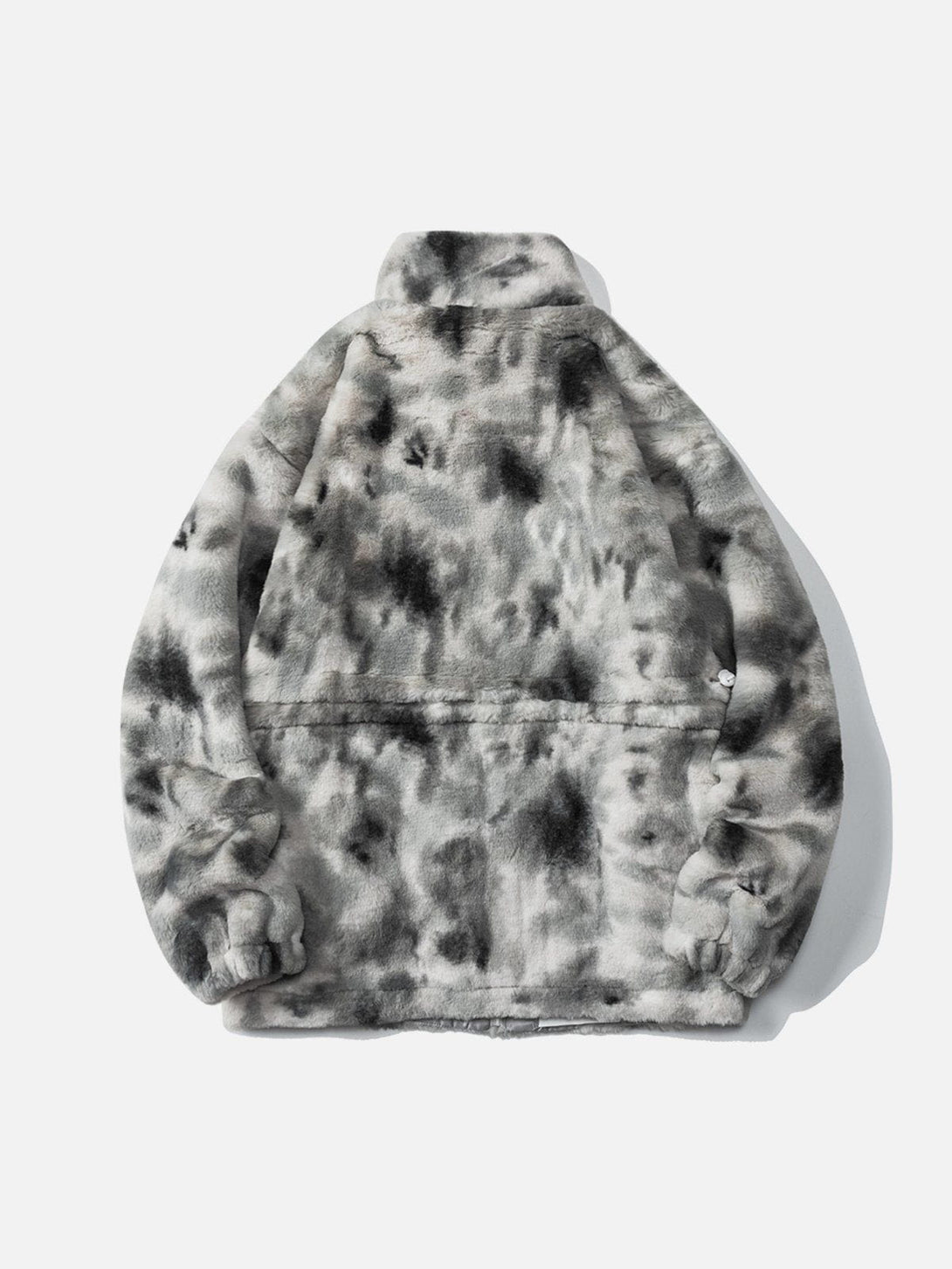 Lacezy - Tie-Dye Two-Wear Sherpa Suit- Streetwear Fashion - lacezy.com