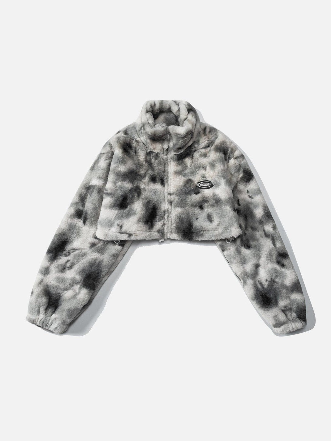 Lacezy - Tie-Dye Two-Wear Sherpa Suit- Streetwear Fashion - lacezy.com