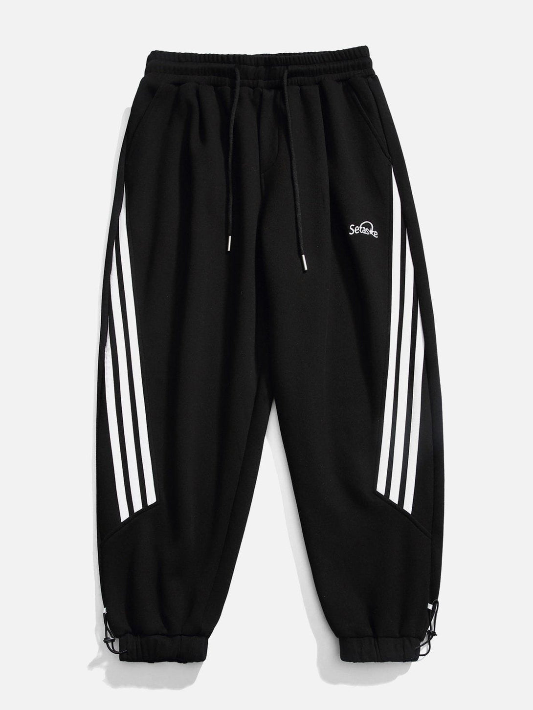 Lacezy - Tilt Stripe Sweatpants- Streetwear Fashion - lacezy.com