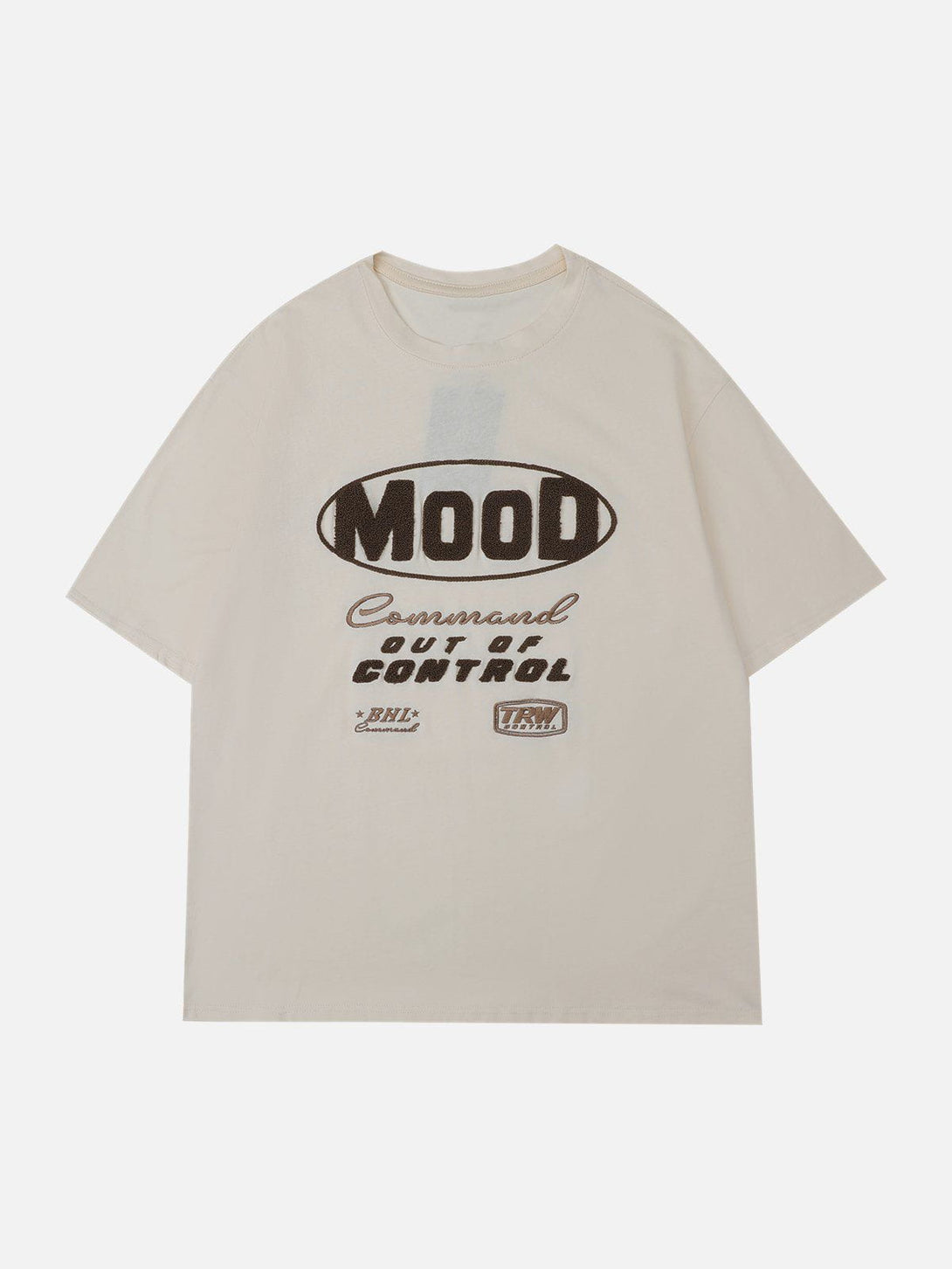 Lacezy - Towel Embroidery Letter Embroidery Tee- Streetwear Fashion - lacezy.com