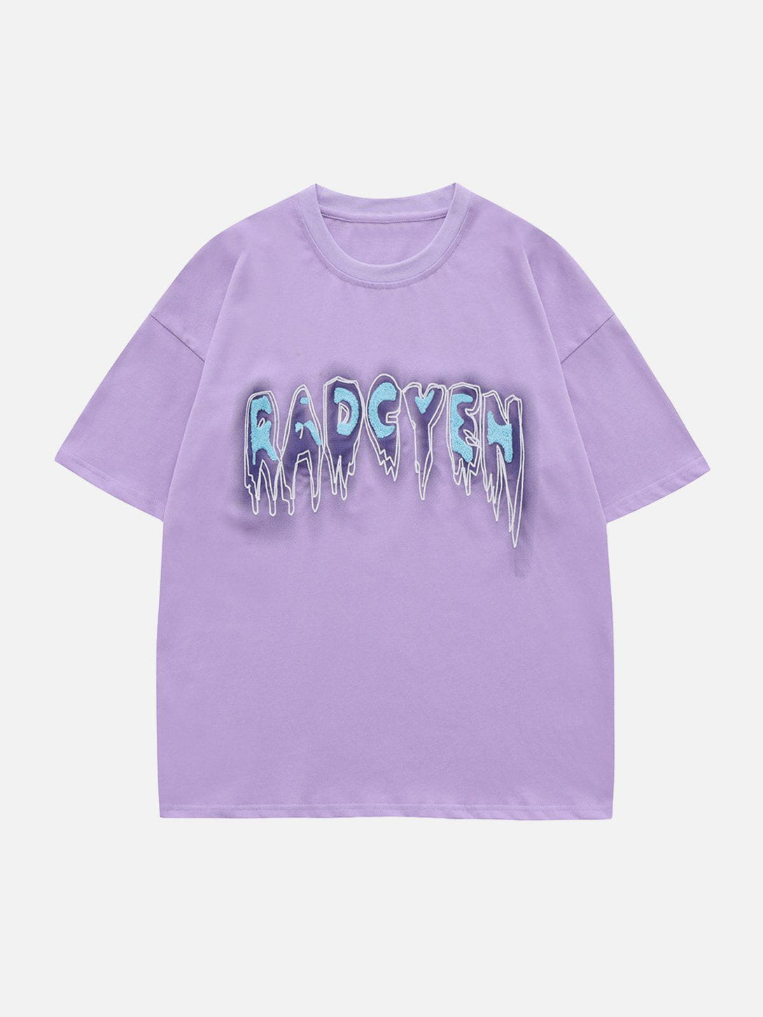 Lacezy - Towel embroidery Letter Tee- Streetwear Fashion - lacezy.com