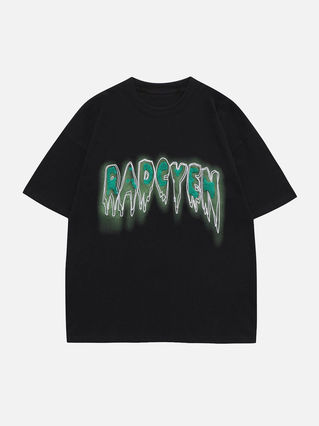 Lacezy - Towel embroidery Letter Tee- Streetwear Fashion - lacezy.com