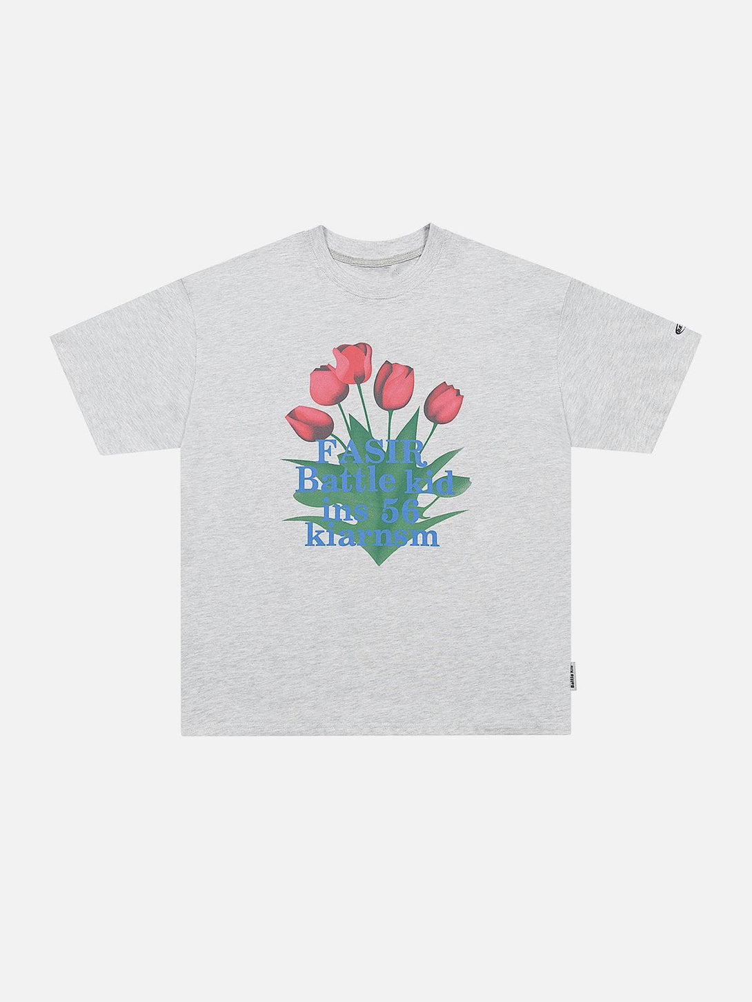 Lacezy - Tulip Bouquet Print Tee- Streetwear Fashion - lacezy.com