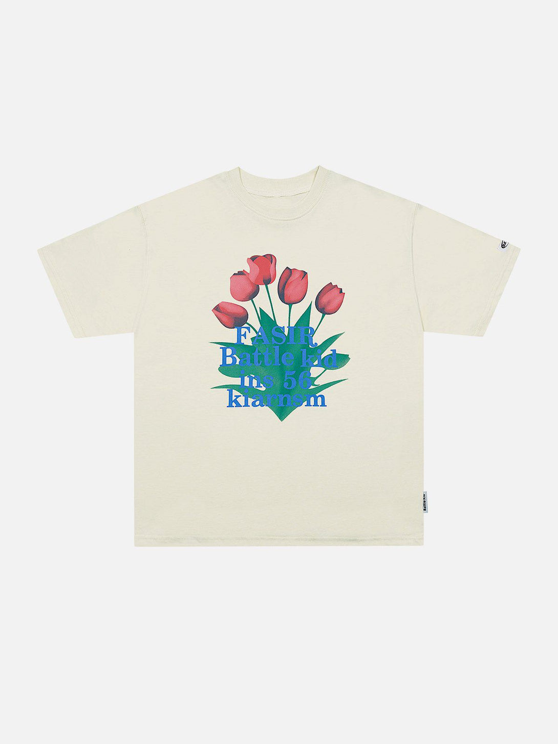 Lacezy - Tulip Bouquet Print Tee- Streetwear Fashion - lacezy.com