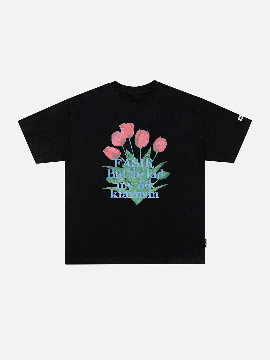 Lacezy - Tulip Bouquet Print Tee- Streetwear Fashion - lacezy.com