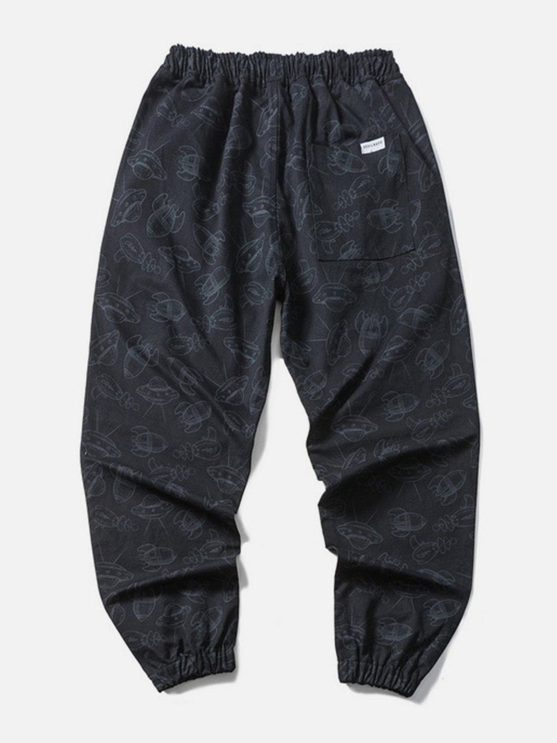 Lacezy - UFO Pattern Pants- Streetwear Fashion - lacezy.com