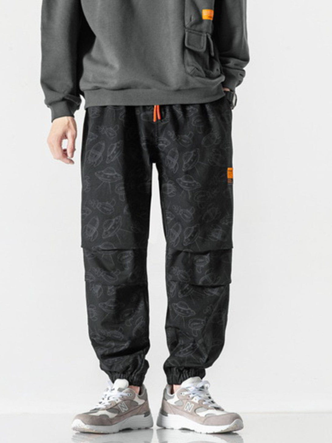 Lacezy - UFO Pattern Pants- Streetwear Fashion - lacezy.com