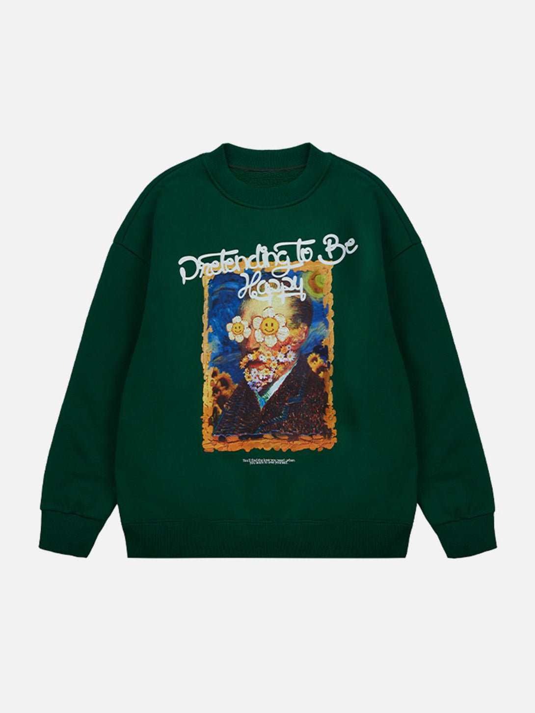 Lacezy - Van Gogh Portrait Sweatshirt- Streetwear Fashion - lacezy.com