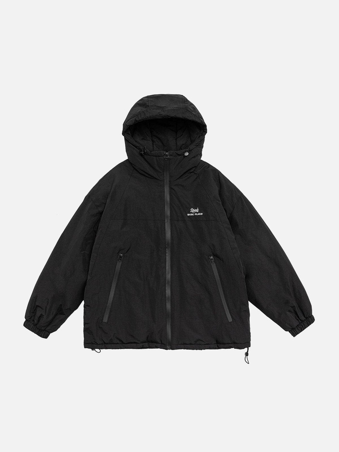 Lacezy - Vintage Drawstring Anorak- Streetwear Fashion - lacezy.com