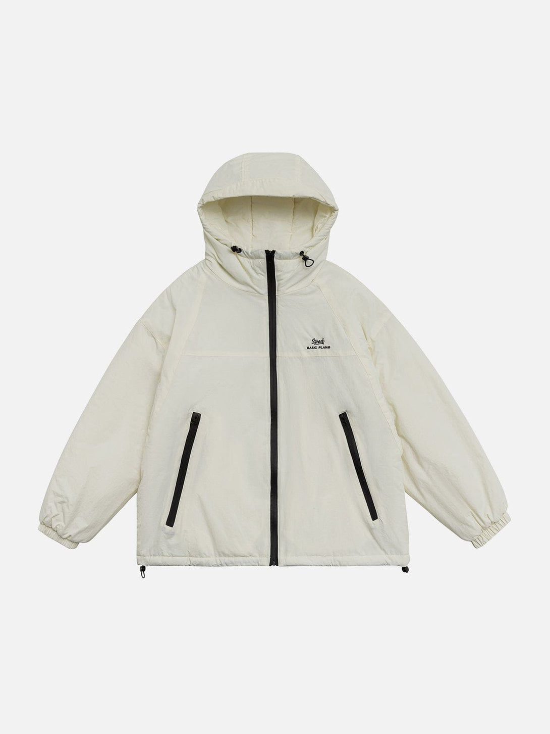 Lacezy - Vintage Drawstring Anorak- Streetwear Fashion - lacezy.com