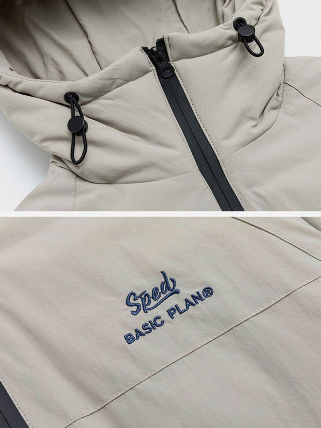 Lacezy - Vintage Drawstring Anorak- Streetwear Fashion - lacezy.com