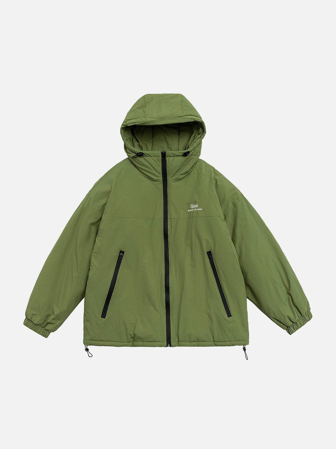 Lacezy - Vintage Drawstring Anorak- Streetwear Fashion - lacezy.com