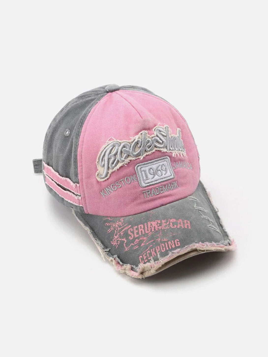 Lacezy - Vintage Embroidered Hole Baseball Cap- Streetwear Fashion - lacezy.com