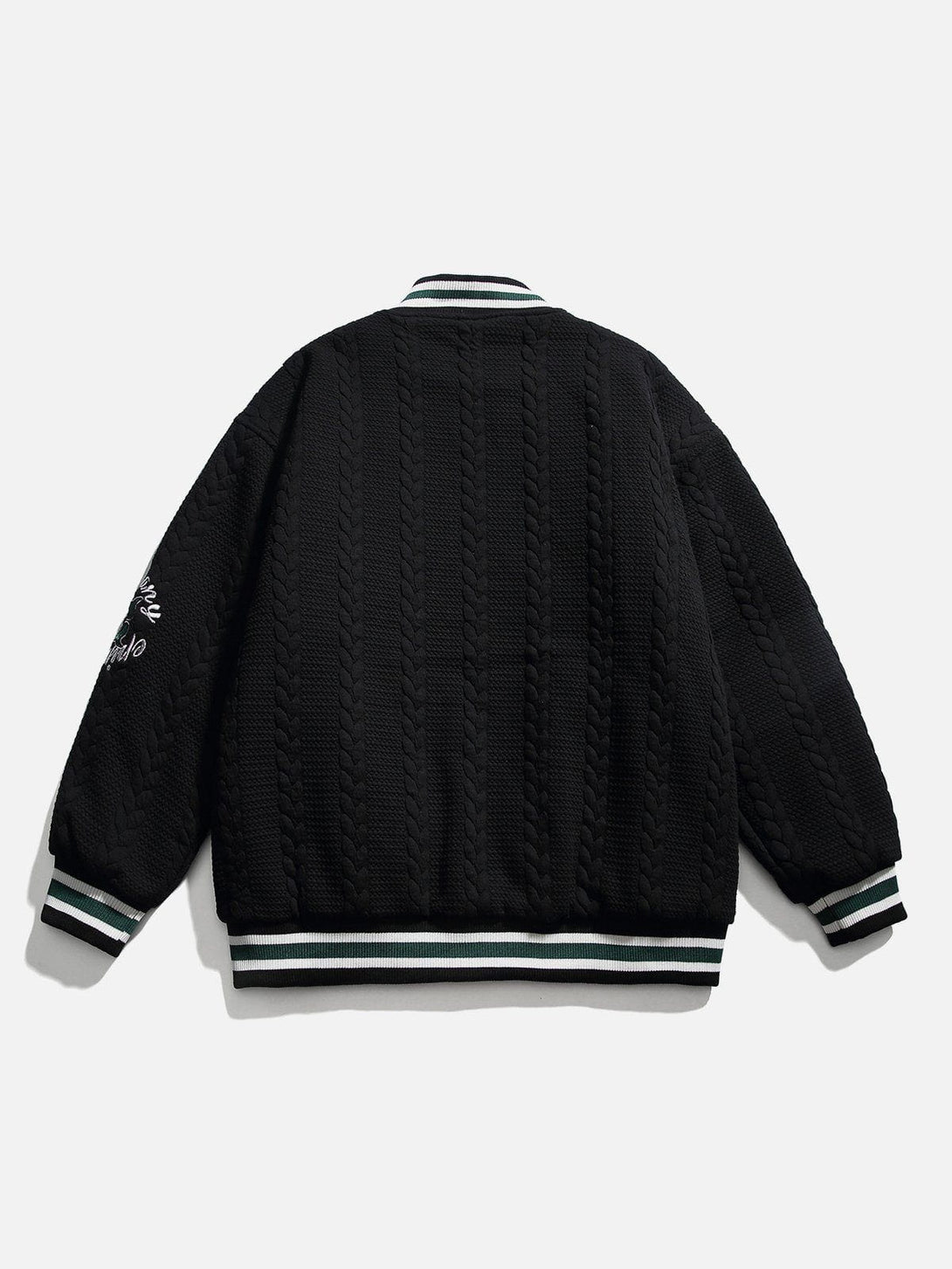 Lacezy - Vintage Letter Varsity Jacket- Streetwear Fashion - lacezy.com