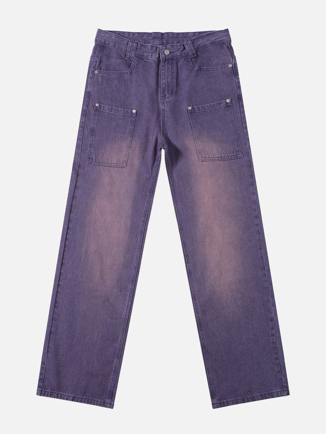 Lacezy - Vintage Solid Gradient Jeans- Streetwear Fashion - lacezy.com