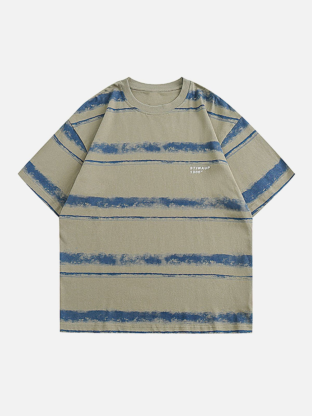 Lacezy - Vintage Stripe Cotton Tee- Streetwear Fashion - lacezy.com