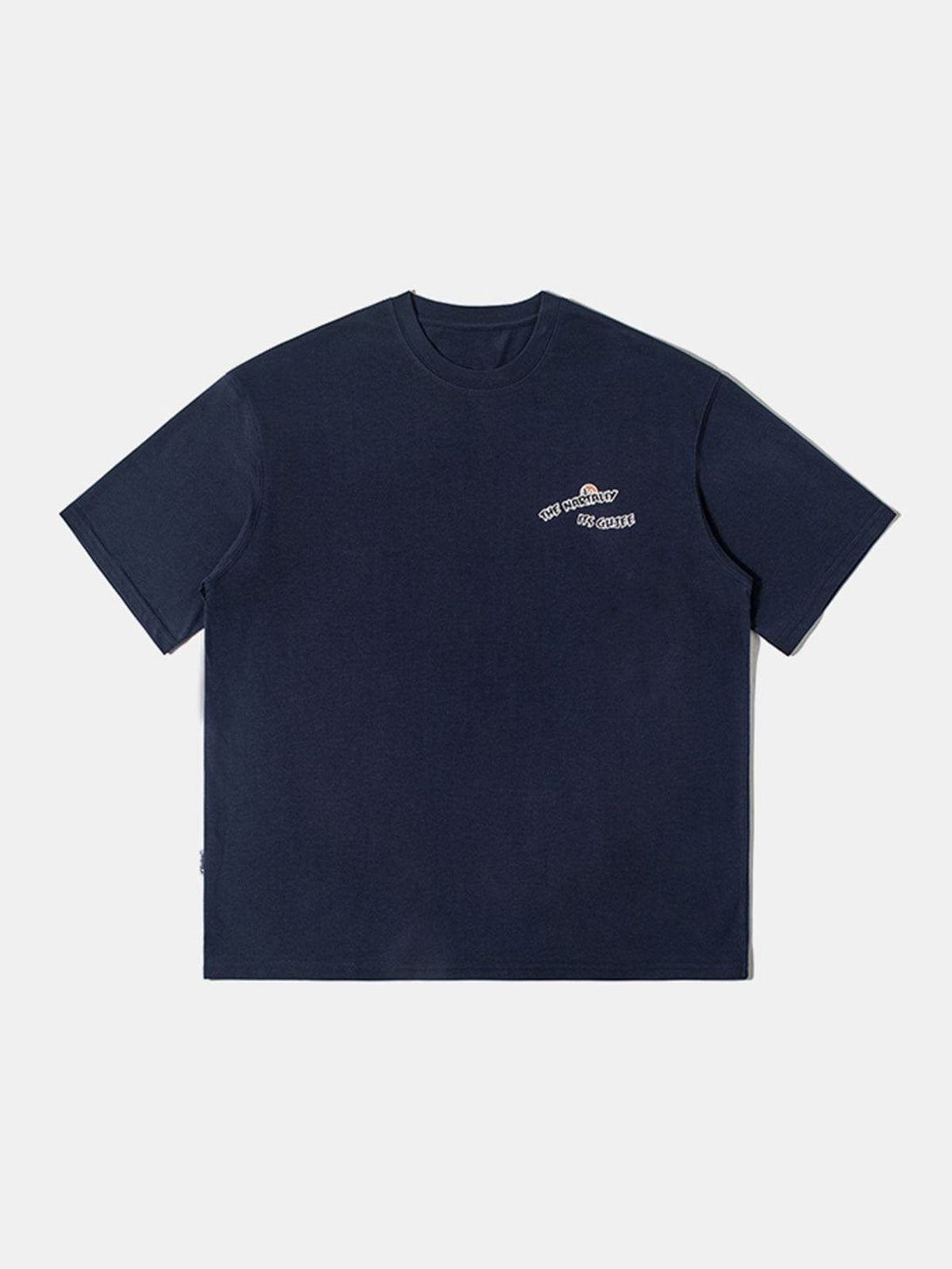 Lacezy - Vintage Sunset Mountains Print Tee- Streetwear Fashion - lacezy.com