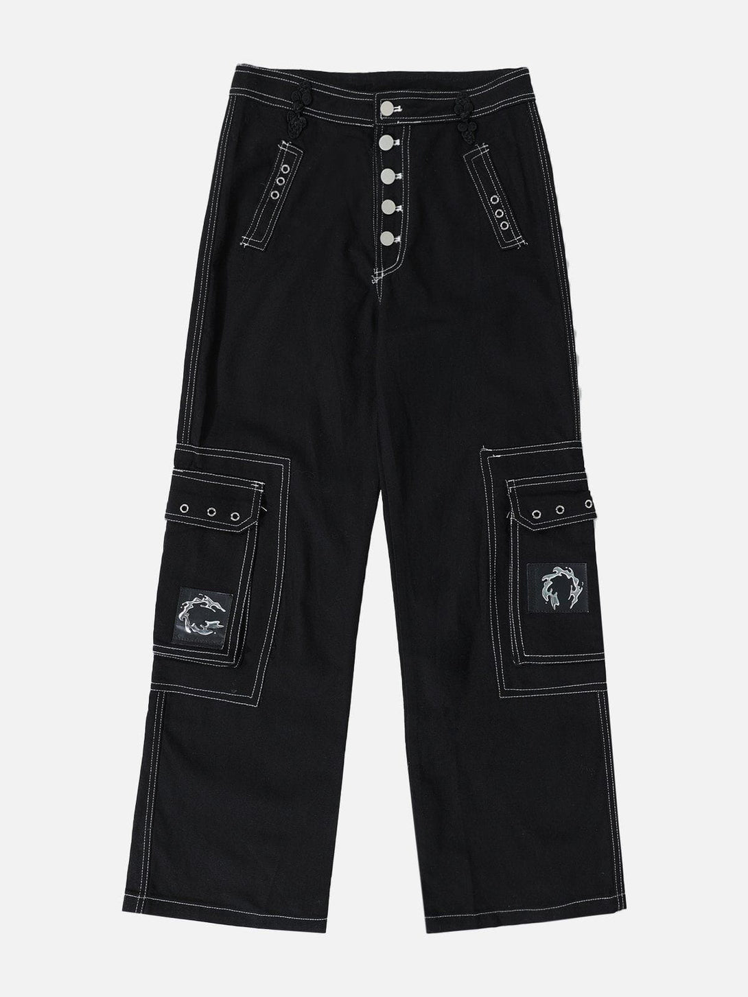 Lacezy - Vintage Wide Leg Pants- Streetwear Fashion - lacezy.com