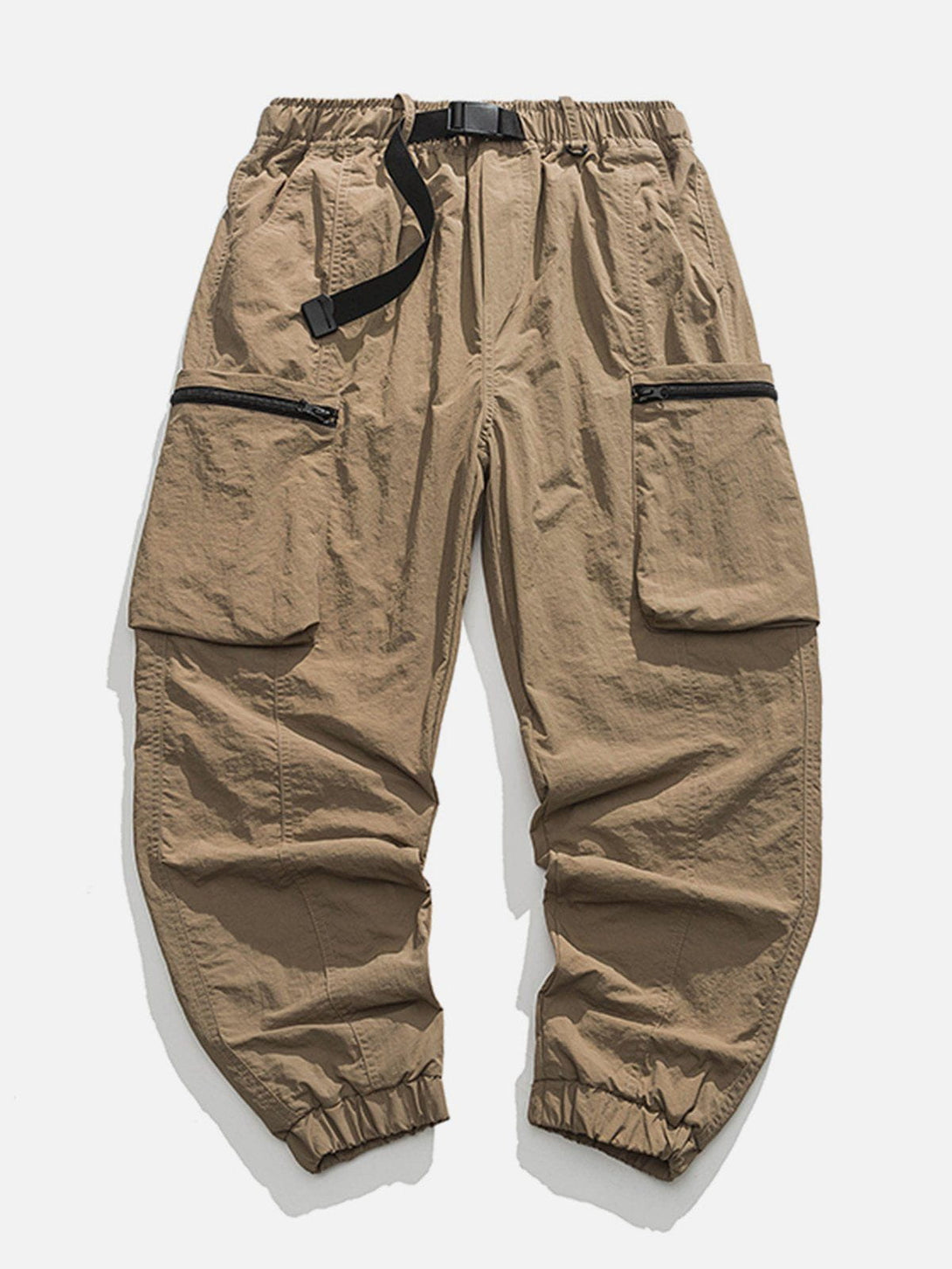 Lacezy - ZIP UP Pocket Cargo Pants- Streetwear Fashion - lacezy.com