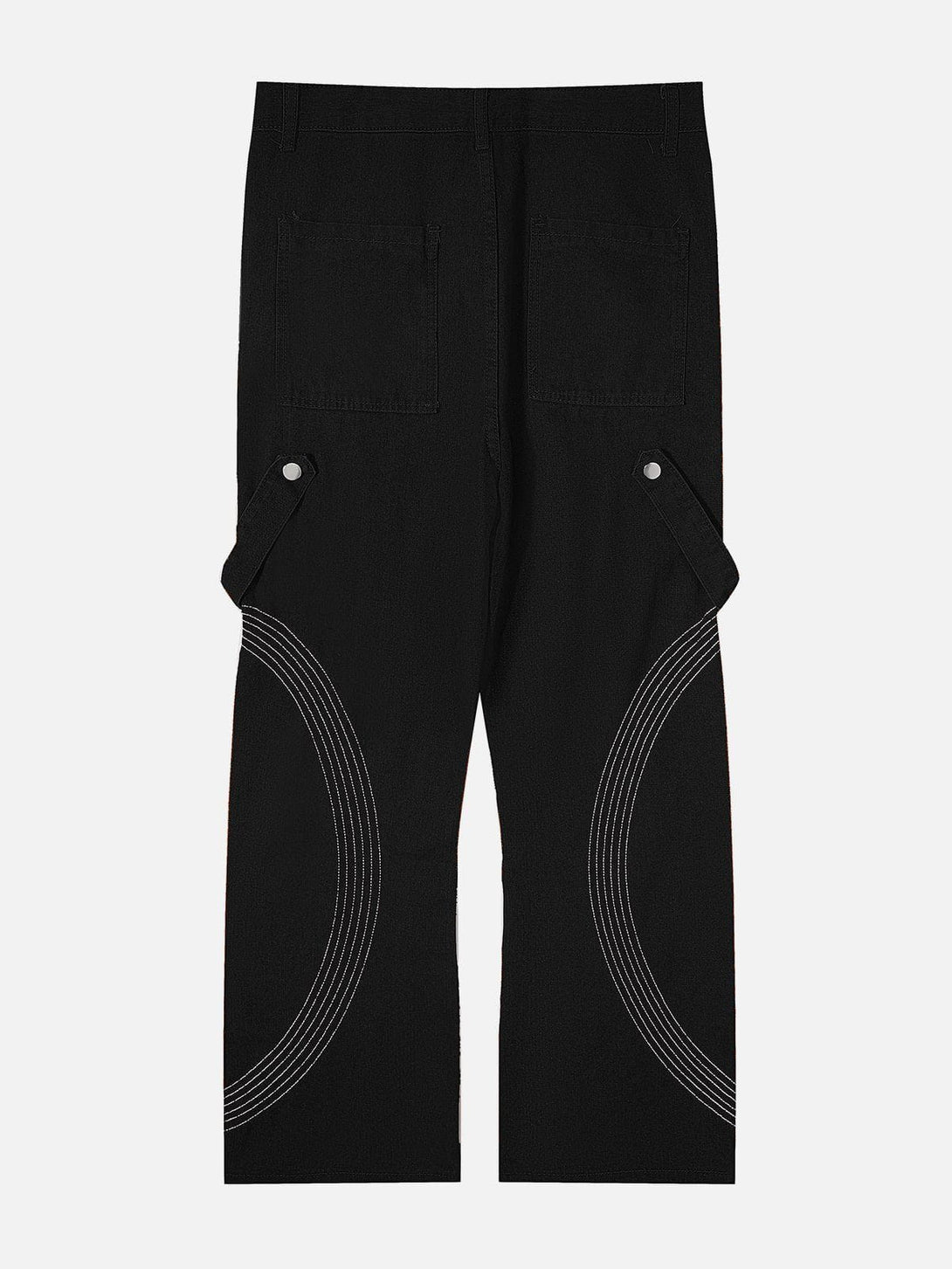 Lacezy - Zip Embroidery Pants- Streetwear Fashion - lacezy.com