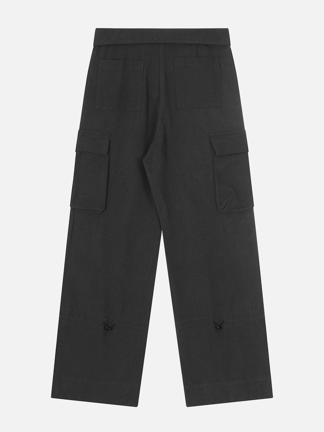 Lacezy - Zipper Pocket Cargo Pants- Streetwear Fashion - lacezy.com