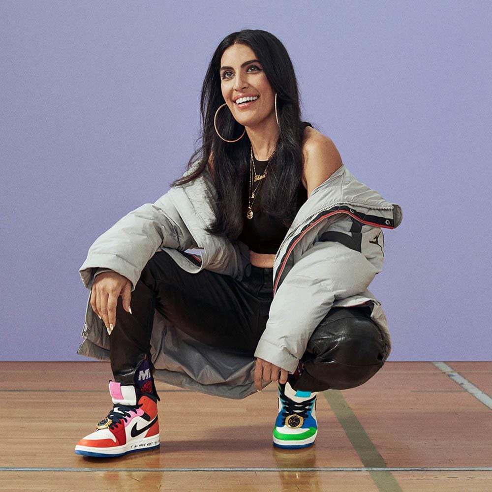 Melody Ehsani x Wmns Air Jordan 1 Mid 'Fearless'- Streetwear Fashion - lacezy.com