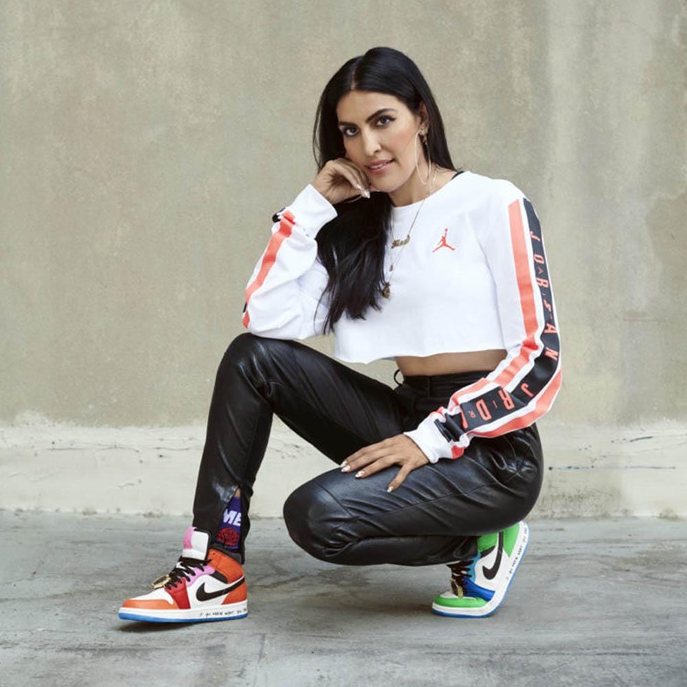 Melody Ehsani x Wmns Air Jordan 1 Mid 'Fearless'- Streetwear Fashion - lacezy.com