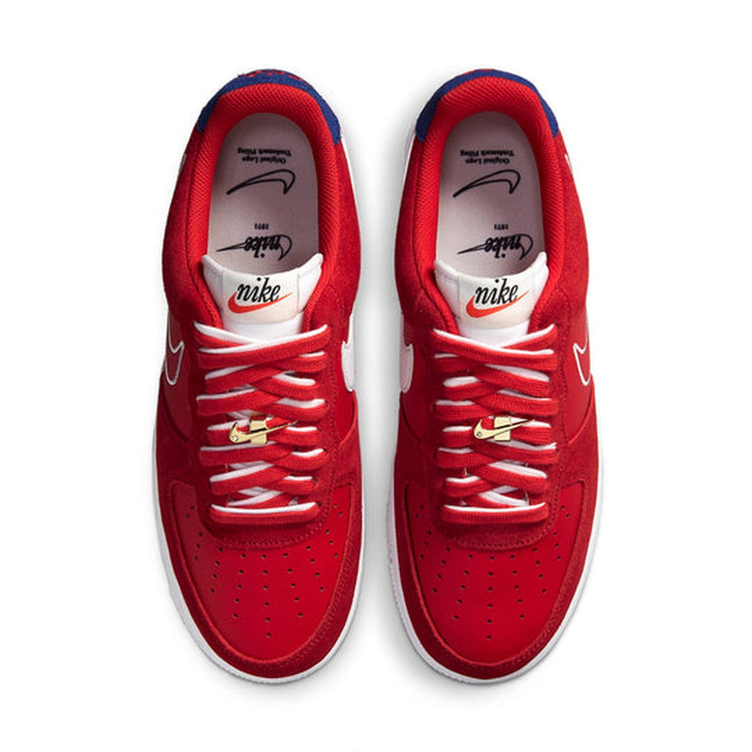 Nike Air Force 1 '07 LV8 'First Use - University Red'- Streetwear Fashion - lacezy.com