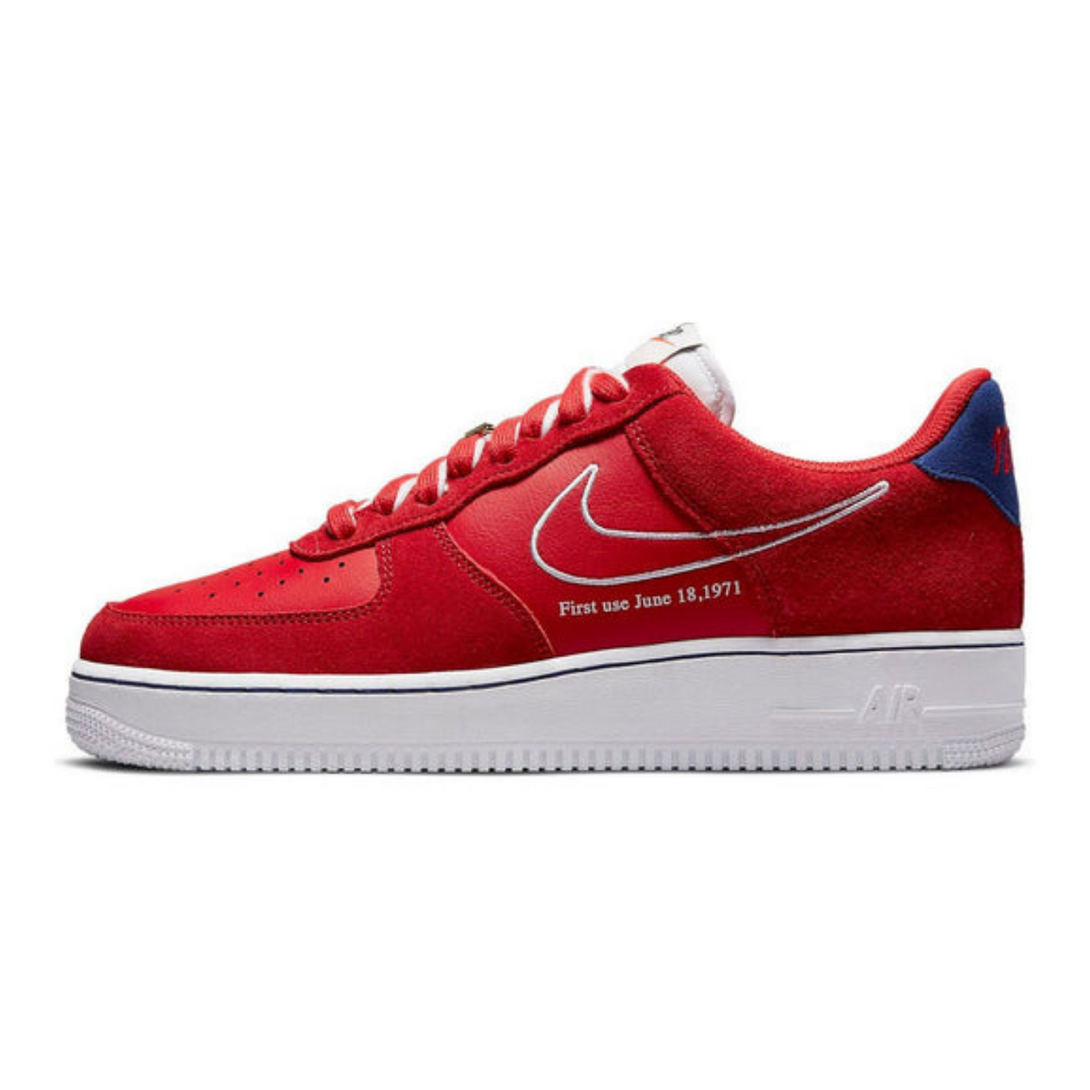 Nike Air Force 1 '07 LV8 'First Use - University Red'- Streetwear Fashion - lacezy.com