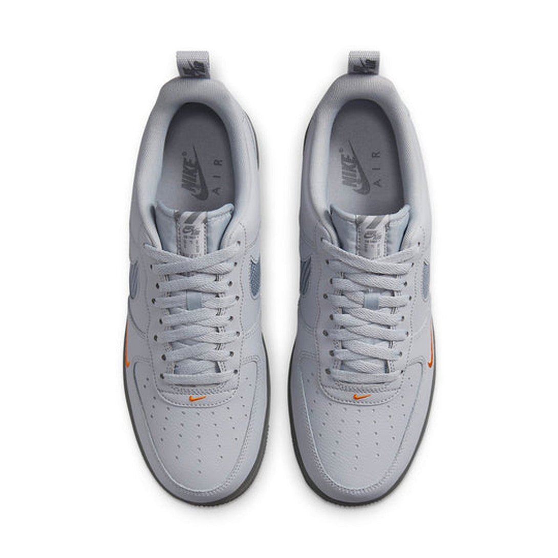 Nike Air Force 1 '07 'Wolf Grey Kumquat'- Streetwear Fashion - lacezy.com