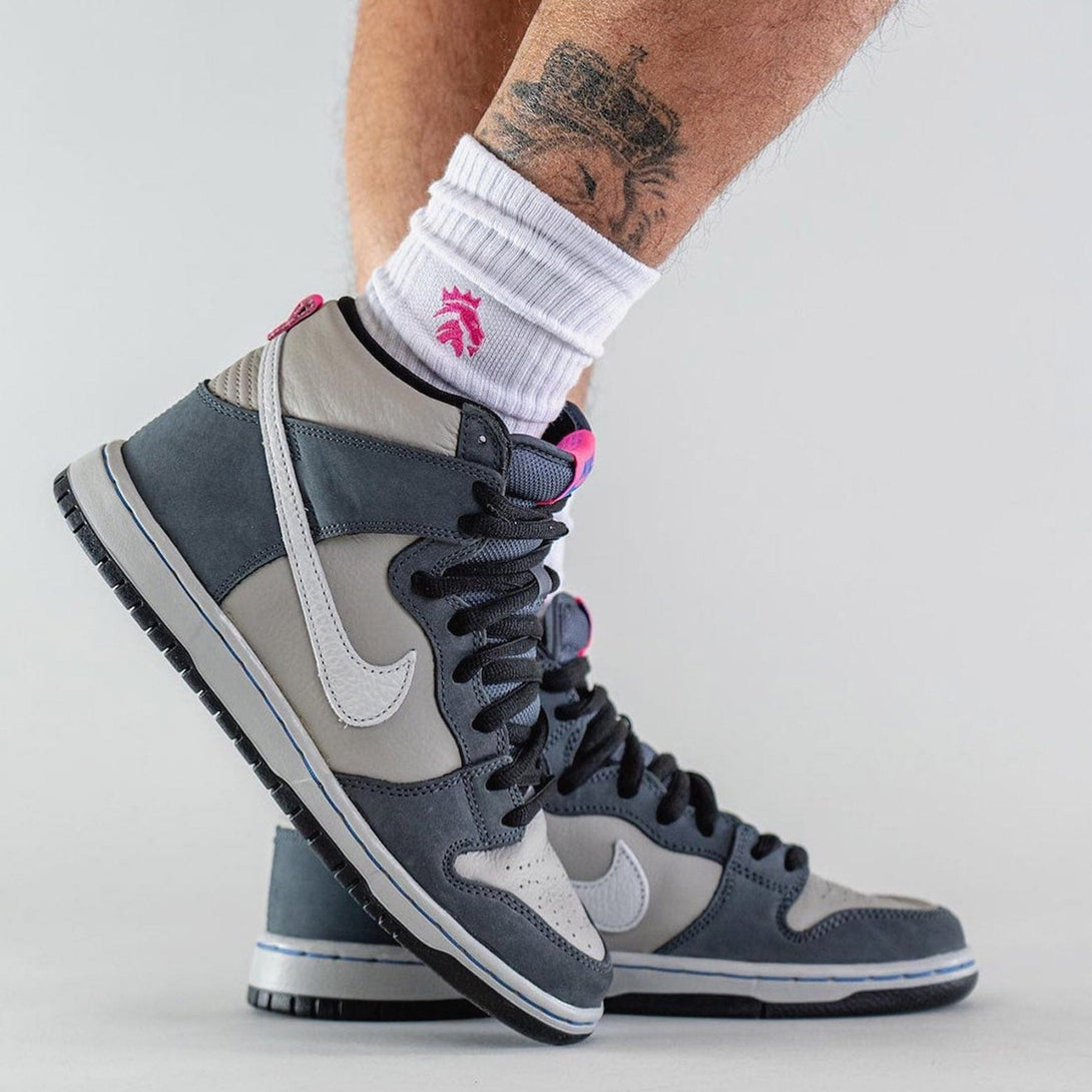 Nike Dunk High Pro SB 'Medium Grey'- Streetwear Fashion - lacezy.com