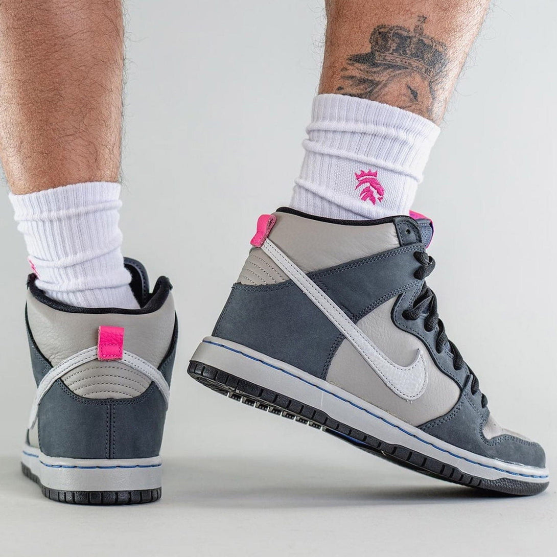 Nike Dunk High Pro SB 'Medium Grey'- Streetwear Fashion - lacezy.com