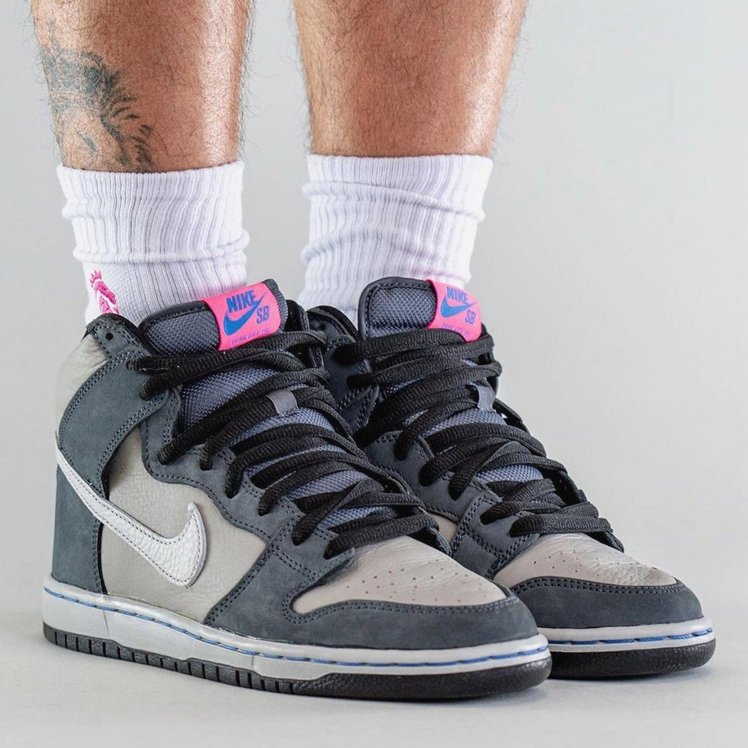 Nike Dunk High Pro SB 'Medium Grey'- Streetwear Fashion - lacezy.com