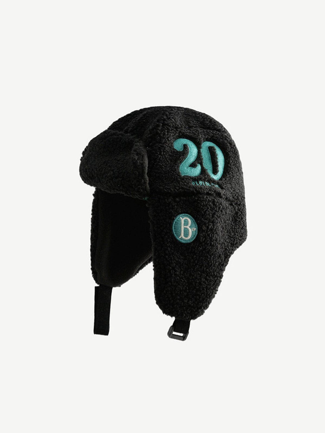 Number 20 Embroidered Sherpa Hat- Streetwear Fashion - lacezy.com