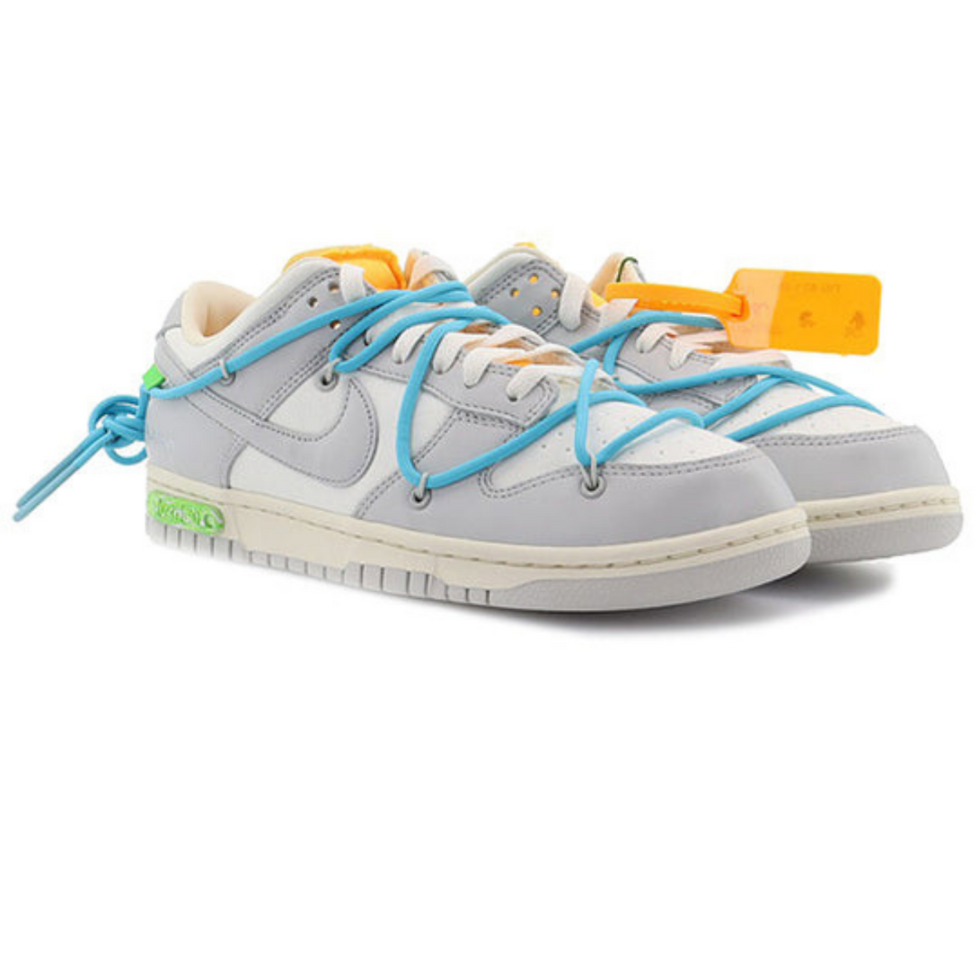 Off-White x Nike Dunk Low 'Lot 02 of 50'- Streetwear Fashion - lacezy.com