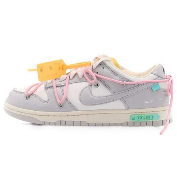 Off-White x Nike Dunk Low 'Lot 09 of 50'- Streetwear Fashion - lacezy.com