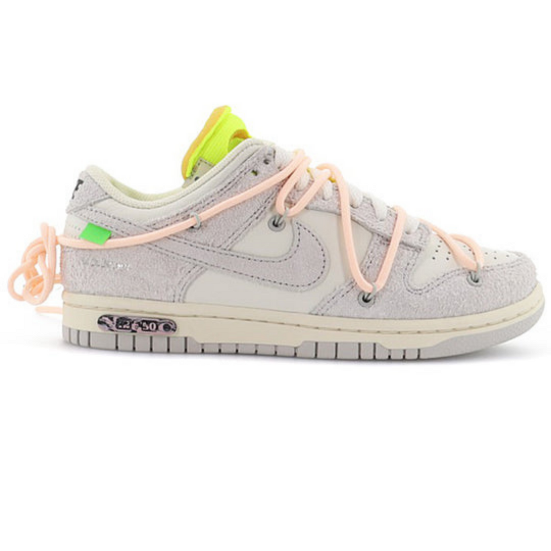 Off-White x Nike Dunk Low 'Lot 12 of 50'- Streetwear Fashion - lacezy.com