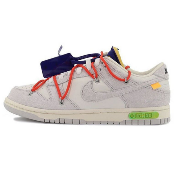 Off-White x Nike Dunk Low 'Lot 13 of 50'- Streetwear Fashion - lacezy.com