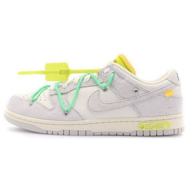 Off-White x Nike Dunk Low 'Lot 14 of 50'- Streetwear Fashion - lacezy.com