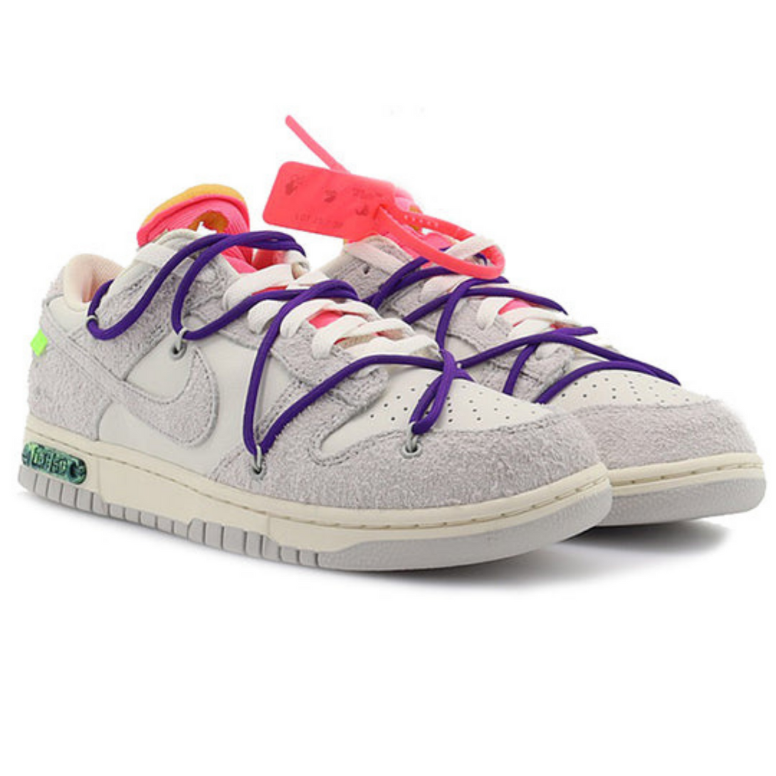 Off-White x Nike Dunk Low 'Lot 15 of 50'- Streetwear Fashion - lacezy.com