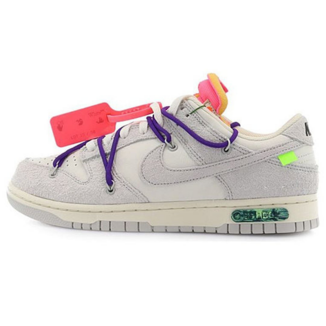 Off-White x Nike Dunk Low 'Lot 15 of 50'- Streetwear Fashion - lacezy.com