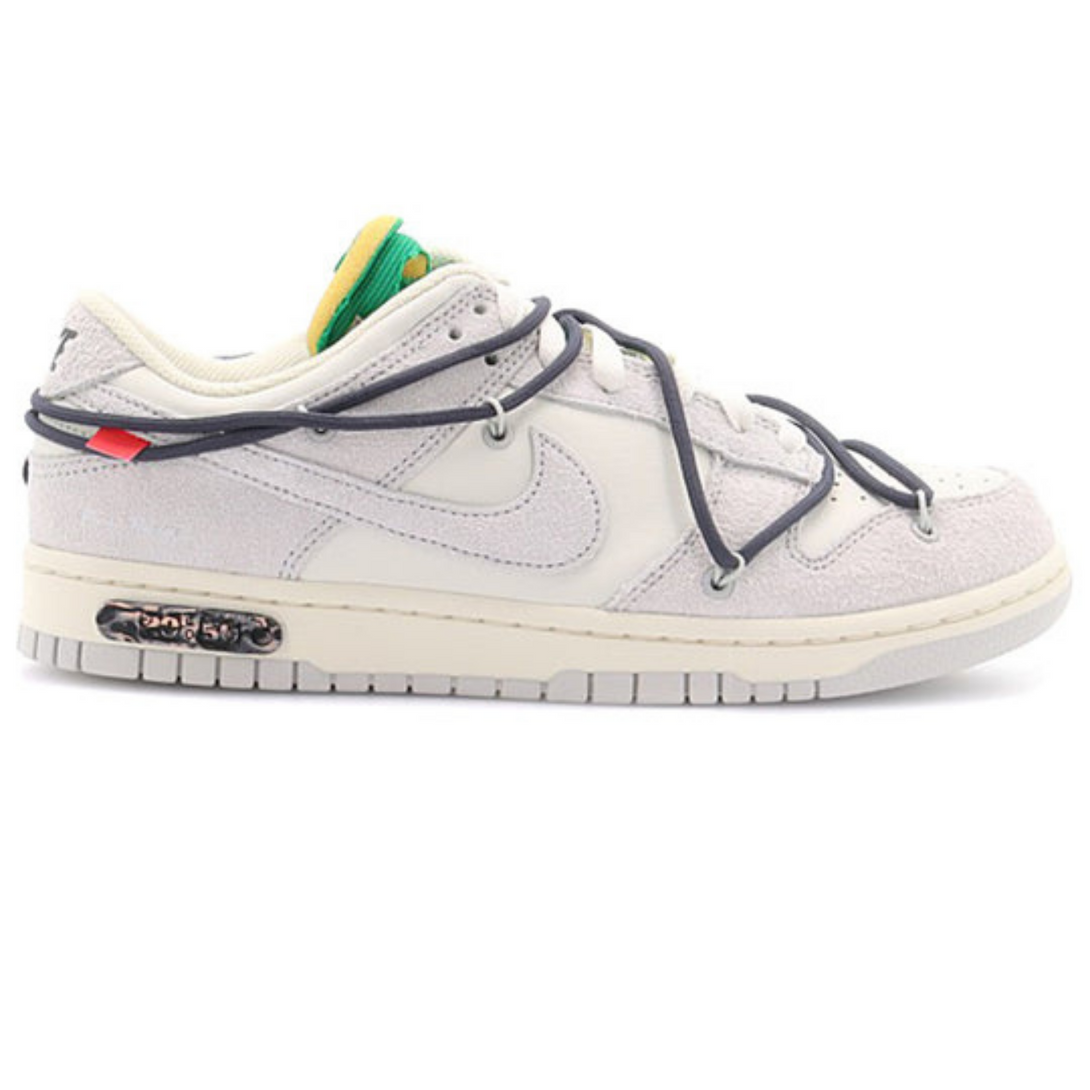 Off-White x Nike Dunk Low 'Lot 20 of 50'- Streetwear Fashion - lacezy.com