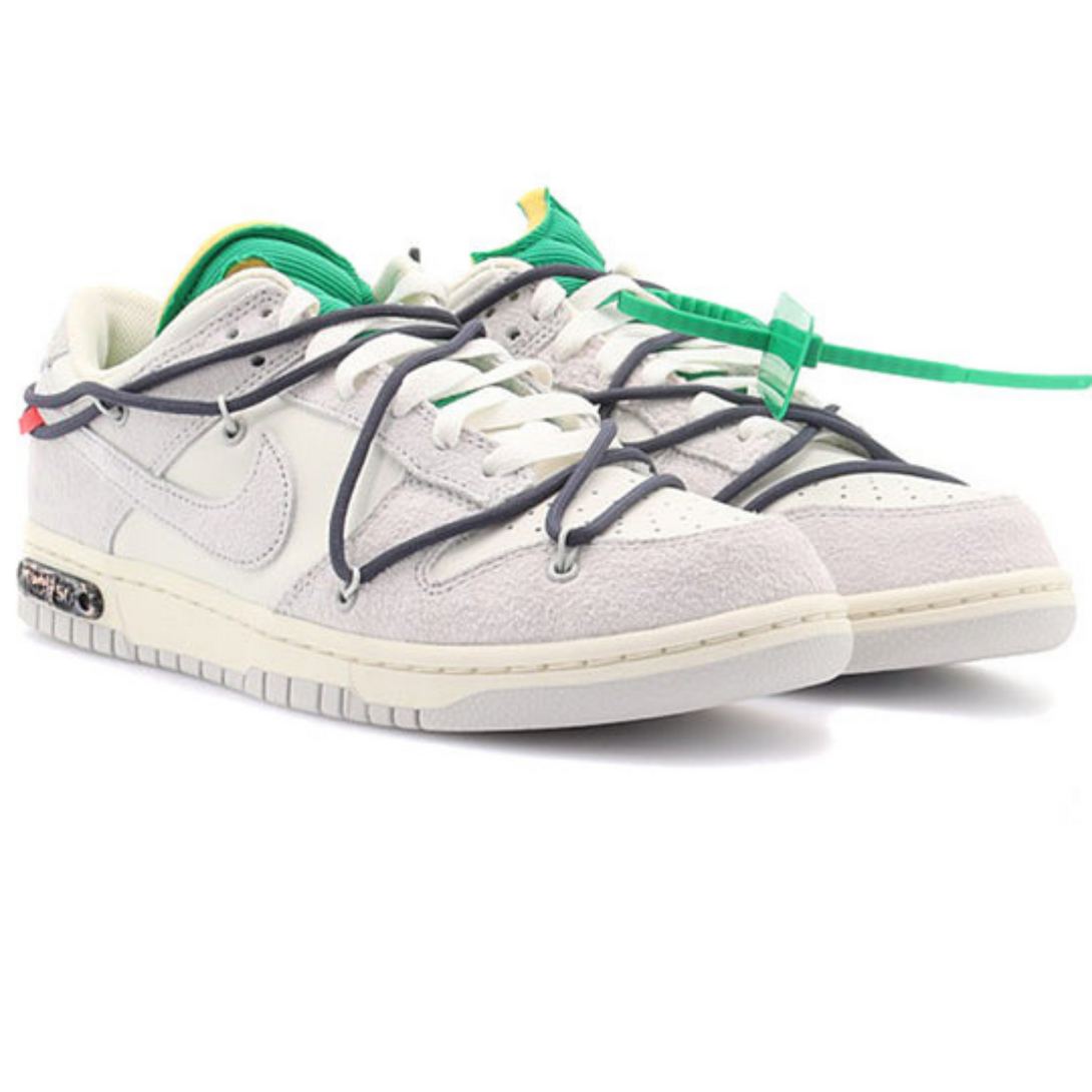 Off-White x Nike Dunk Low 'Lot 20 of 50'- Streetwear Fashion - lacezy.com