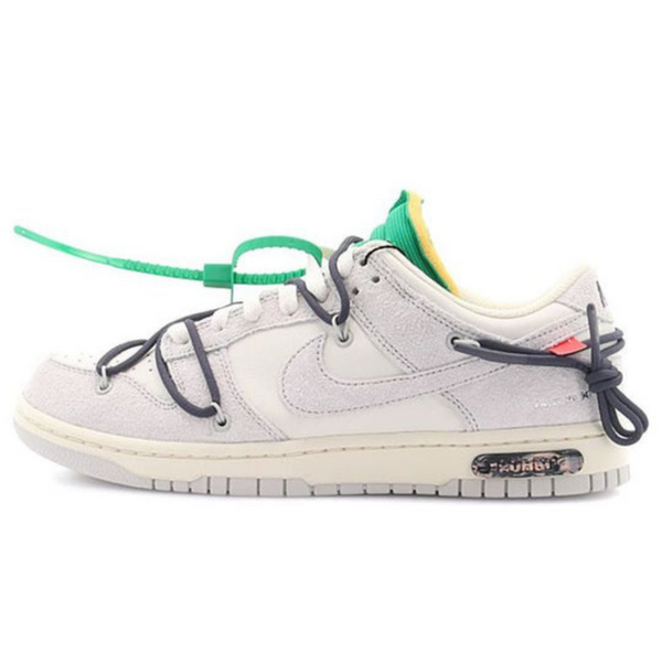 Off-White x Nike Dunk Low 'Lot 20 of 50'- Streetwear Fashion - lacezy.com