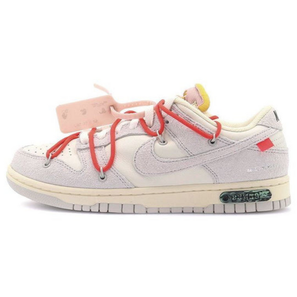 Off-White x Nike Dunk Low 'Lot 33 of 50'- Streetwear Fashion - lacezy.com