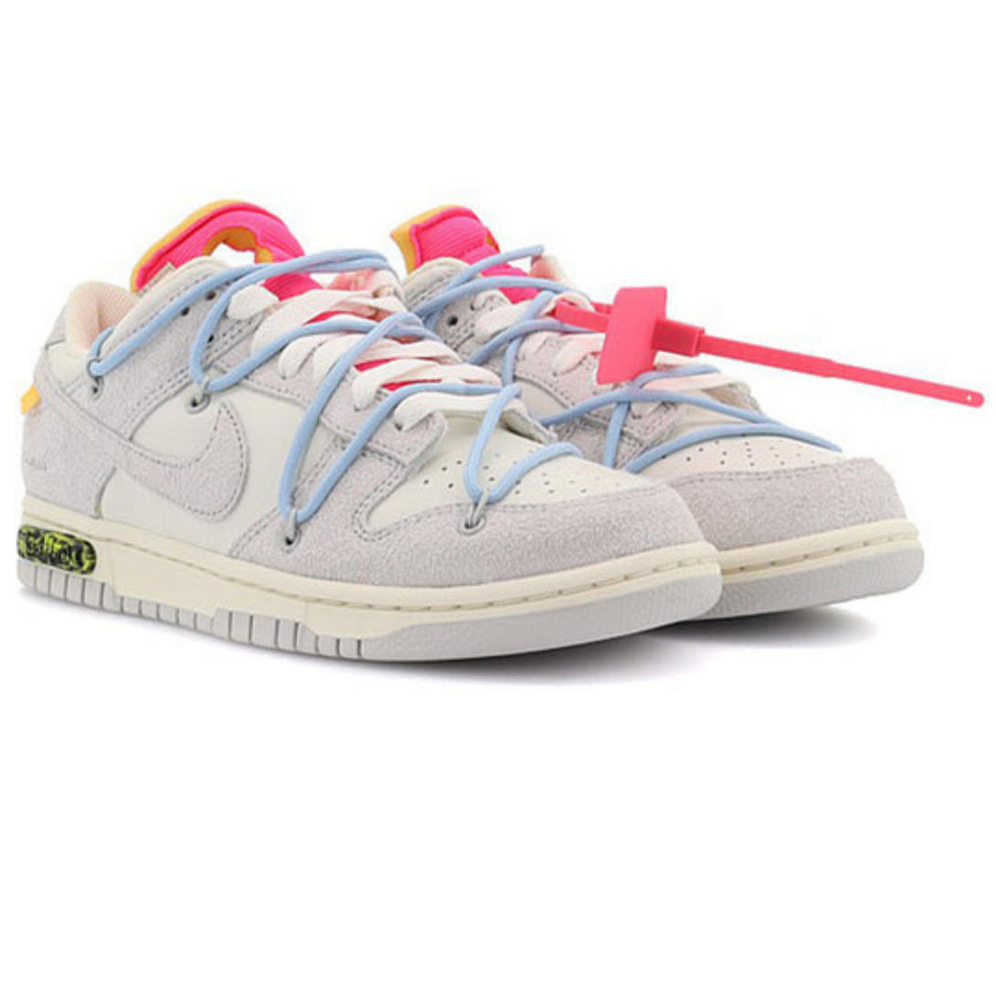 Off-White x Nike Dunk Low 'Lot 38 of 50'- Streetwear Fashion - lacezy.com