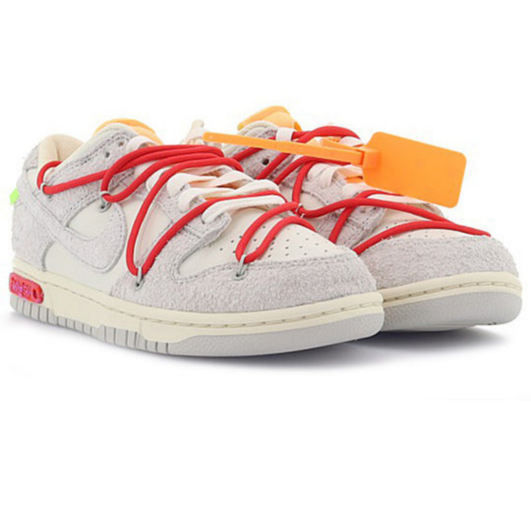 Off-White x Nike Dunk Low 'Lot 40 of 50'- Streetwear Fashion - lacezy.com